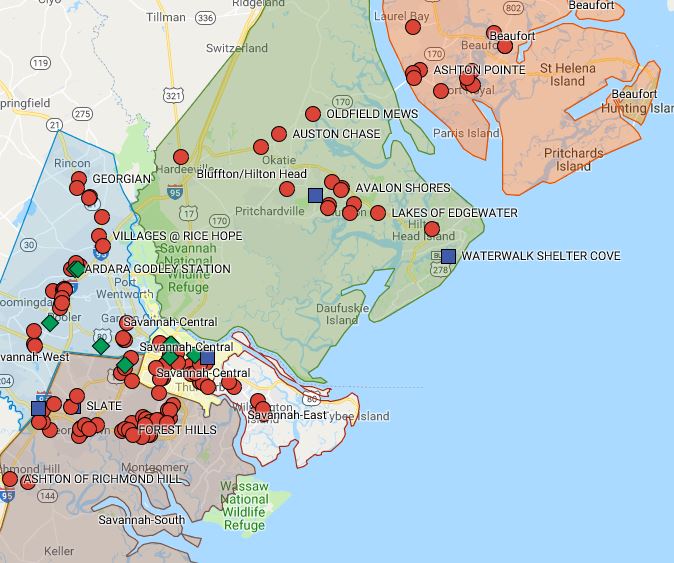 Savannah Map